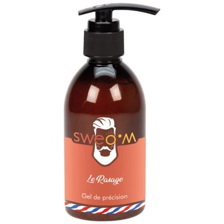 Gel de précision Le Rasage Sweo.M - Sweo - Vue détaillée du produit capillaire professionnel 300ml