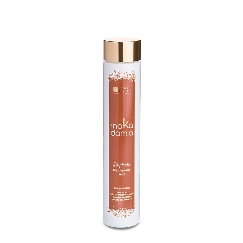 Shampoing cheveux secs J'hydrate Makadamia - Urban Keratin - Produit capillaire professionnel