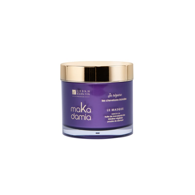 Masque profond Blonde K Makadamia - Urban Keratin - Produit capillaire professionnel
