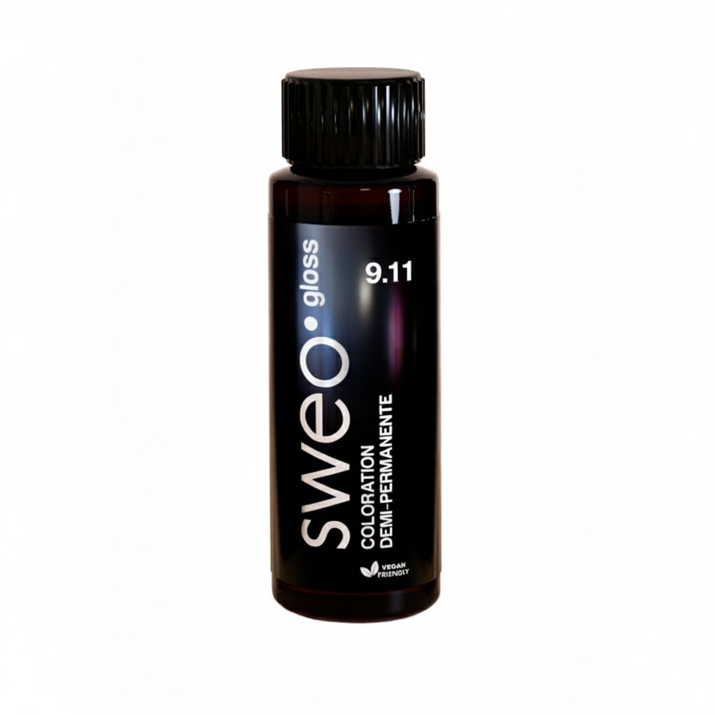 9.11 Gloss Blond très clair cendré intense - Sweo - Produit capillaire professionnel