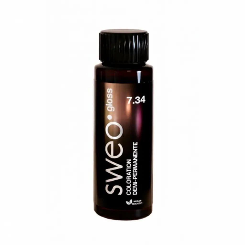 7.34 Gloss blond doré cuivré - Sweo - Produit capillaire professionnel