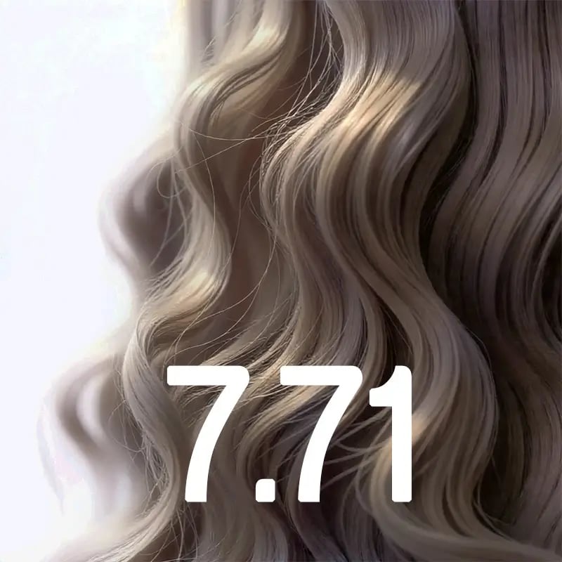 7.71 Gloss Blond marron foncé cendré - Sweo - Produit capillaire professionnel